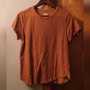 Old Navy Women's Rust Short Sleeve Tee